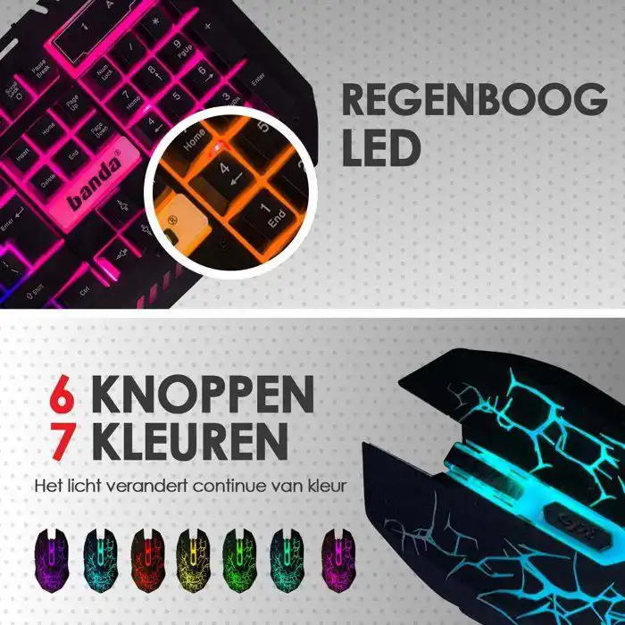 Pack gaming 4 en 1 GM-15 clavier gamer – Image 3