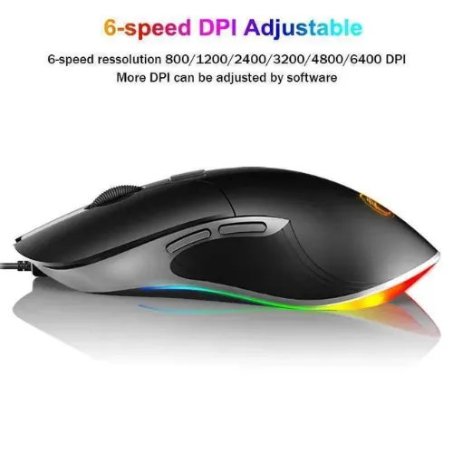 Souris Gamer iMICE X6 , Souris de jeu, avec optique USB 3200 DPI, iMICE X6 pour PC, Gamer – Image 4