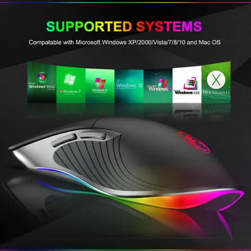 Souris Gamer iMICE X6 , Souris de jeu, avec optique USB 3200 DPI, iMICE X6 pour PC, Gamer – Image 6