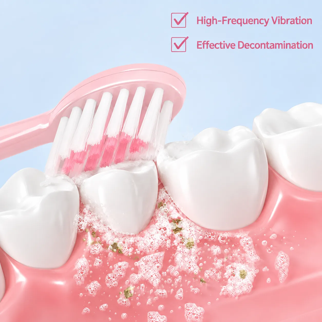 Brosse à Dents Électrique Enfant – Économique avec 3 Têtes – Image 4