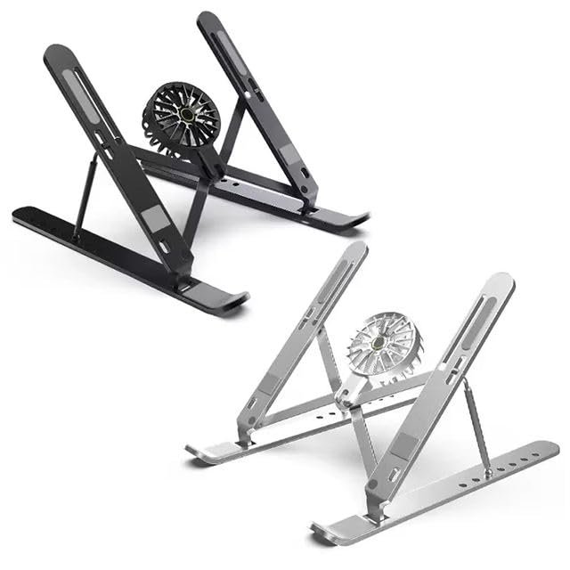 Support PC portable avec ventilateur – pliable et réglable – Image 10