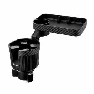 Support de Gobelet de Voiture Multifonction avec Plateau Rotatif 360°