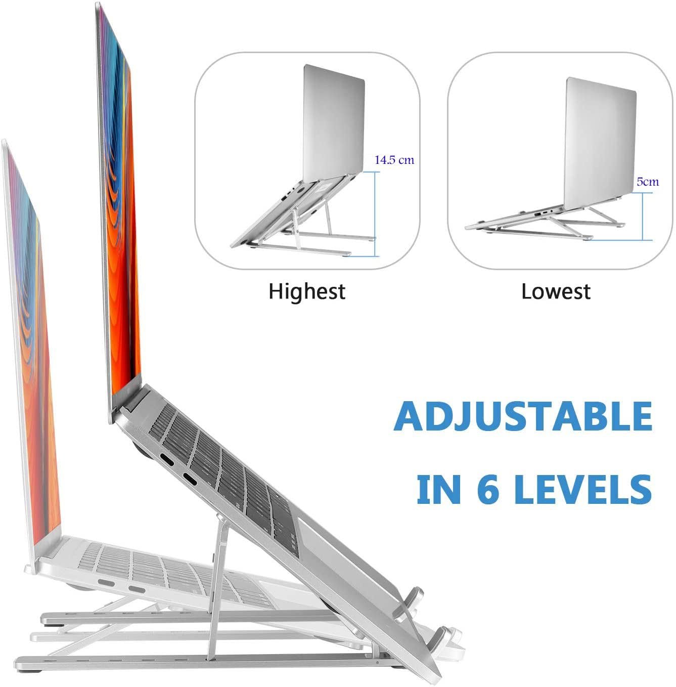 Support PC portable avec ventilateur – pliable et réglable – Image 7