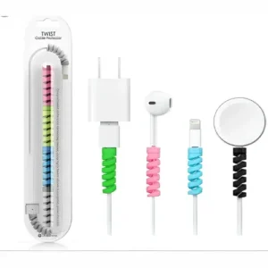 Protection de câble spiralée pour chargeurs et câbles USB