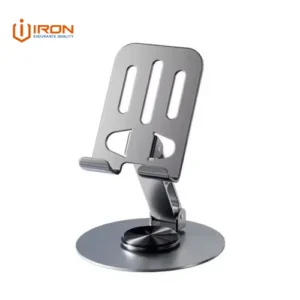 Support de Bureau Pliable H-08 en Aluminium pour Téléphone et Tablette