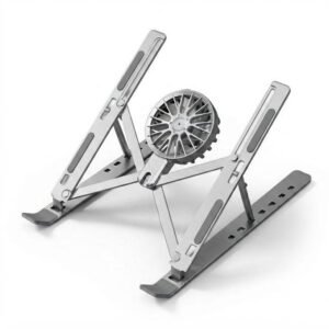 Support PC portable avec ventilateur – pliable et réglable