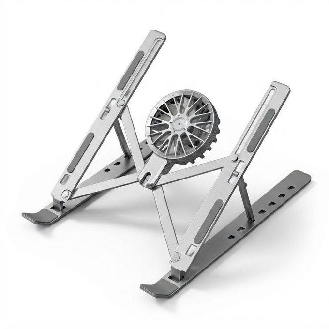 Support PC portable avec ventilateur – pliable et réglable