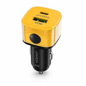 JAWDA Chargeur Voiture 45W USB-A + USB-C Charge Rapide