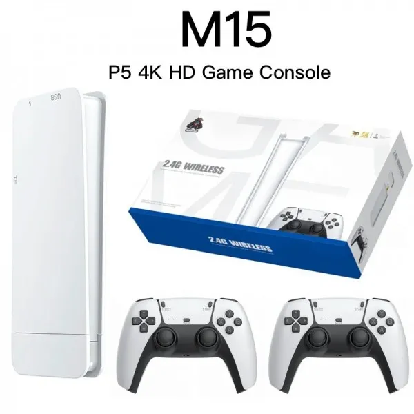 Console de jeu vidéo sans fil Game-Stick M15 4K UHD - 30000 Jeux – Image 5