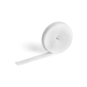 Serre-Câble Auto-Agrippant 1 m x 1 cm – Ruban Velcro Réutilisable Blanc