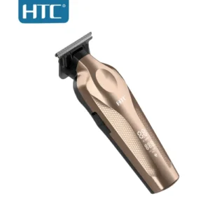 Tondeuse à cheveux électrique sans fil HTC AT-576 Strong Power Barbers, batterie au lithium, coupe zéro, tondeuse à cheveux électrique
