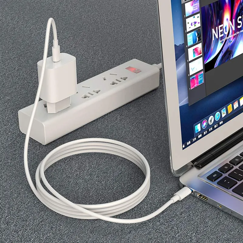 Câble Type-C vers Type-C 120W Flash Charge 6A VEGA – Câble de Charge Ultra-Rapide et Transfert de Données (1m) – Image 4