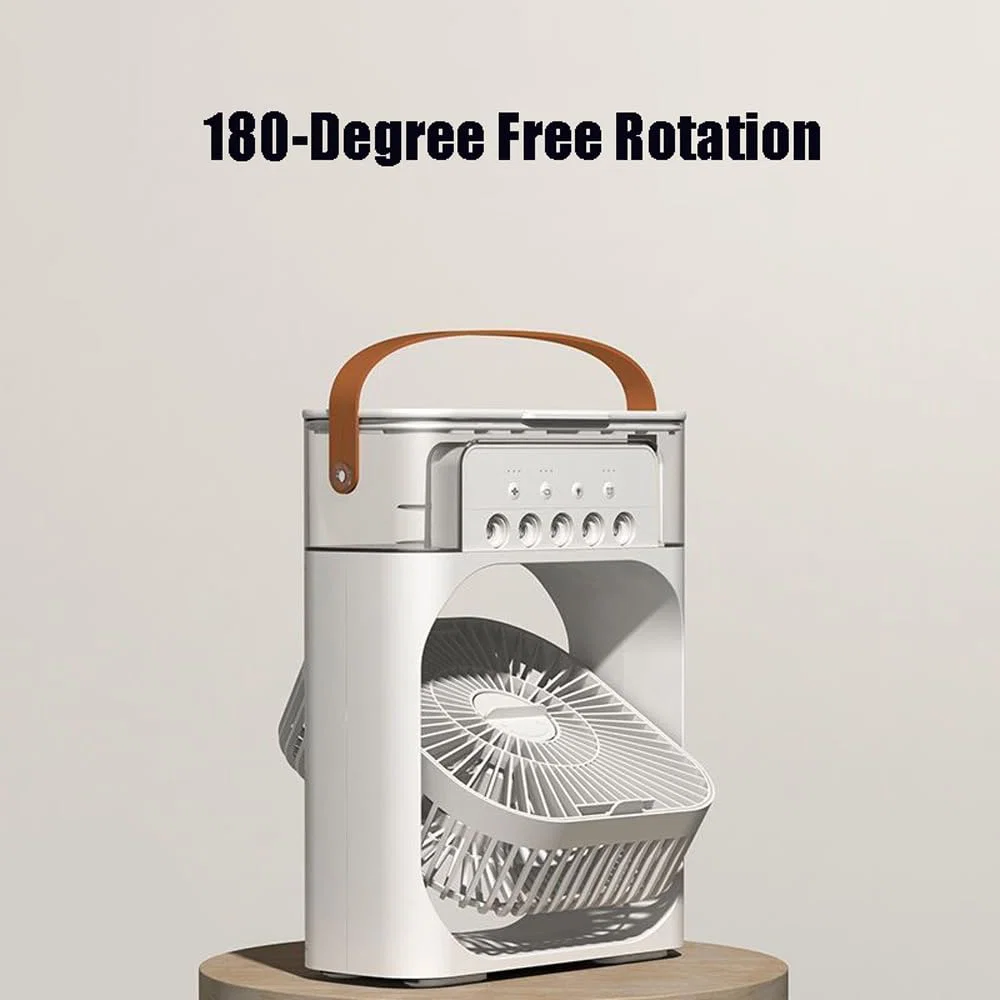 Ventilateur Rafraîchisseur d’Air Portable avec Brumisateur & Réservoir LED – Image 4